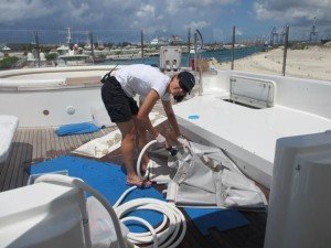 yacht stewardess