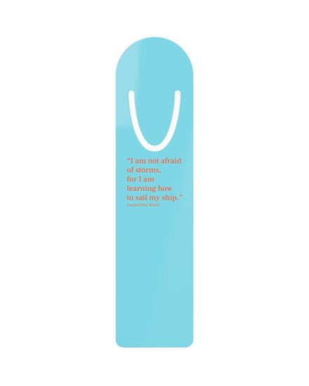 Bookmark - Premium Sailing Quote Gift for Ocean Lovers | Inspirational Louisa May Alcott Bookmark | Bookmark for Sailors, Sea Lovers