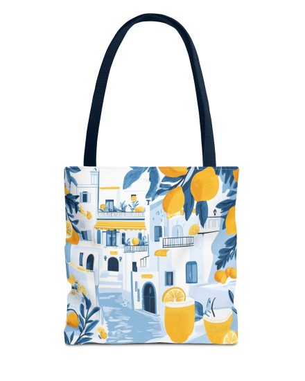 #CapriToteBag #LemonLover #ItalianStyle #MediterraneanGift #BeachChic #TravelInStyle #CoastalTote #OceanInspired #LemonPrintBag #SummerVibes