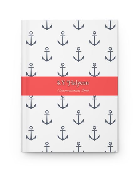 Superyacht Stewardess Communications Notebook | Nautical Pattern | marine NoteBook | The Stewardess Bible