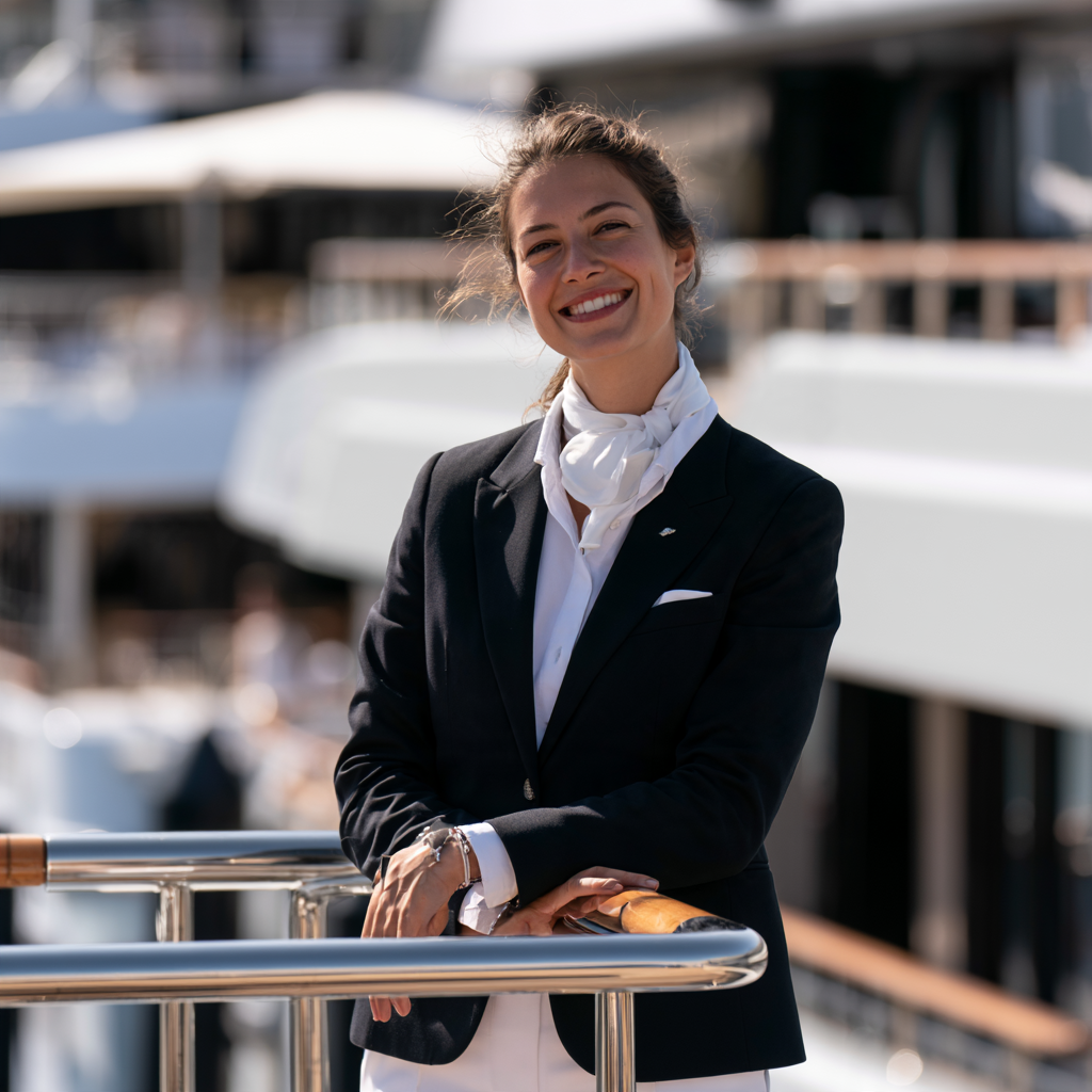 superyacht chief stewardess, yacht stewardess career, SMART goals for yacht crew, yacht interior leadership, crew culture